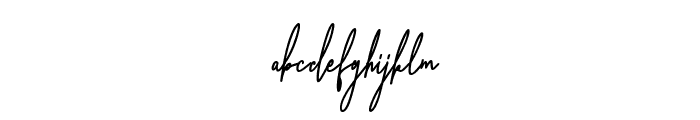 Terrakota signature Font LOWERCASE