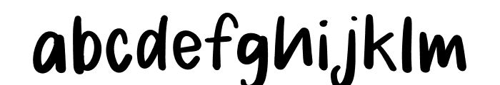 Test font01 Regular Font LOWERCASE