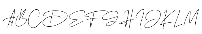 Testudo Signature Font UPPERCASE