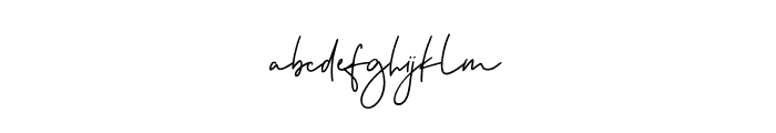 Testudo Signature Font LOWERCASE