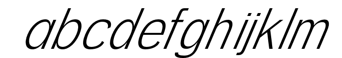 Teuzox regular Font LOWERCASE