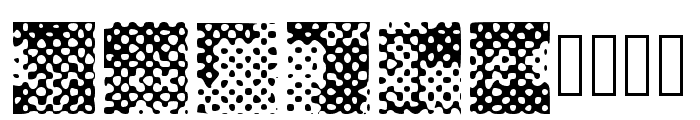 Texture Glyph Halftone Heavy Font OTHER CHARS