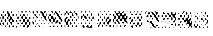 Texture Glyph Halftone Font UPPERCASE