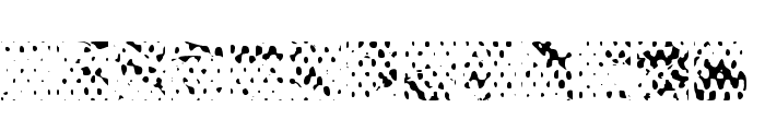 Texture Glyph Halftone Font LOWERCASE