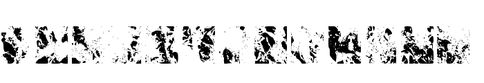 Texture Glyph Ocean Font LOWERCASE