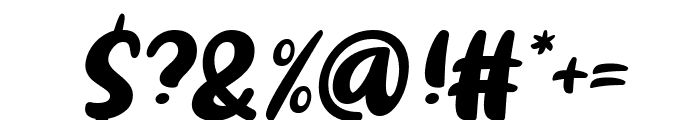 Thaline Lattifa Italic Font OTHER CHARS