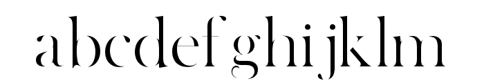 Thalion-Regular Font LOWERCASE