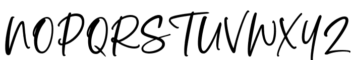 Thalisar Handwritten Font UPPERCASE