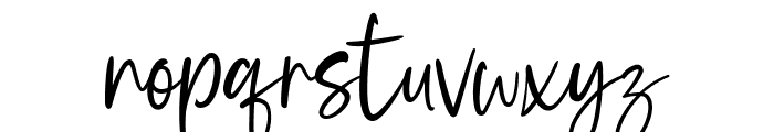 Thalisar Handwritten Font LOWERCASE