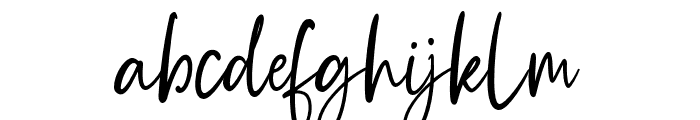 ThalisarHandwritten Font LOWERCASE