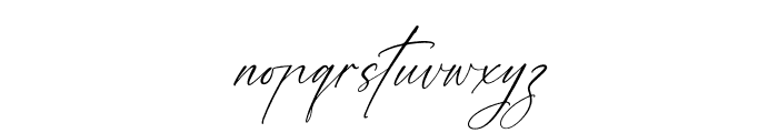 Thanksmile Morattes Italic Font LOWERCASE