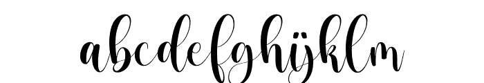 Thanlight Font LOWERCASE