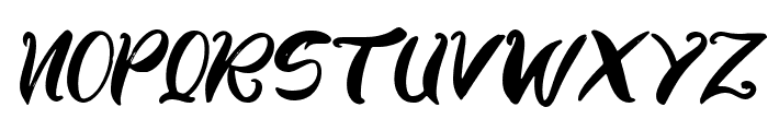 Thanoz Italic Font UPPERCASE