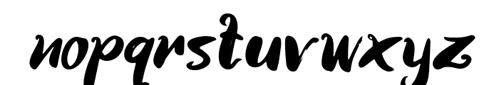 Thanoz Italic Font LOWERCASE