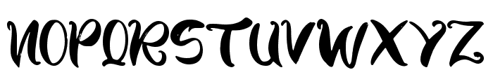 Thanoz Font UPPERCASE