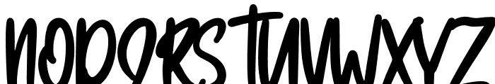 Thatrums Font UPPERCASE