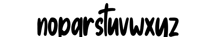 Thatrums Font LOWERCASE