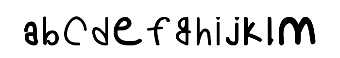 The Absalom Regular Font LOWERCASE