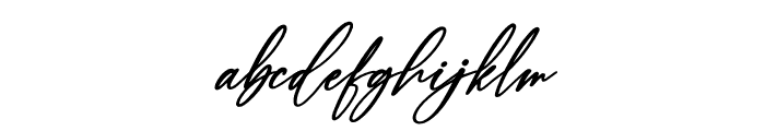 The Adams Italic Font LOWERCASE
