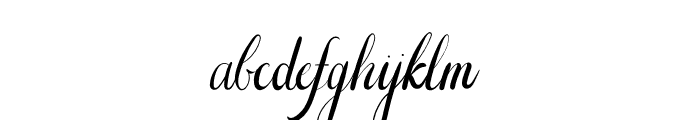 The Adelyne Script Font LOWERCASE