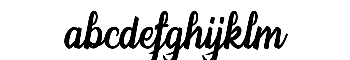 The Afterfall Regular Font LOWERCASE