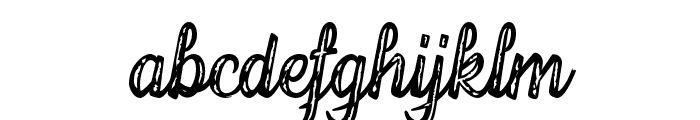 The Afterfall Rough Font LOWERCASE