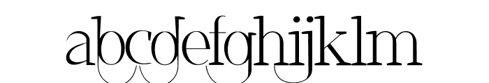 The Alexandrite Font LOWERCASE