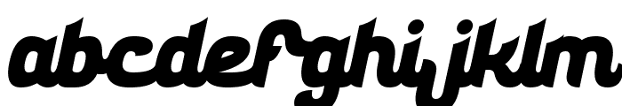 The Amazing You Bold Italic Font LOWERCASE
