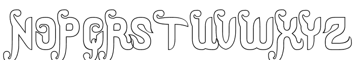 The Amazing You-Hollow Font UPPERCASE
