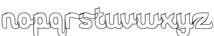 The Amazing You-Hollow Font LOWERCASE
