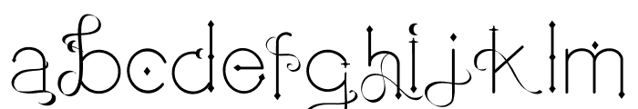 The Amethyst Font LOWERCASE