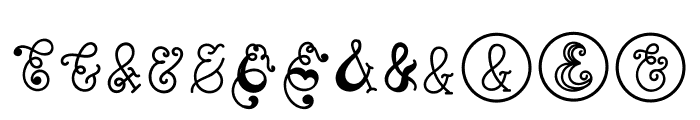 The Ampersand Story Part 2 Font LOWERCASE