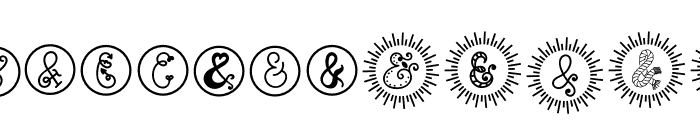 The Ampersand Story Part 2 Font LOWERCASE