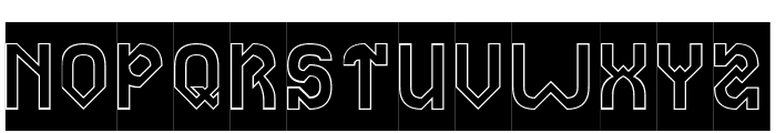 The Answer--Hollow Inverse Font UPPERCASE