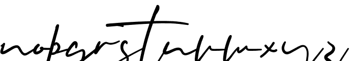 The Argumentation Font LOWERCASE