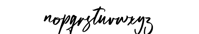 The Astise Font LOWERCASE