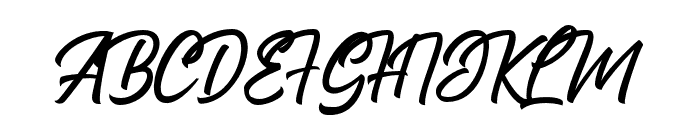 The Athletico - Script Font UPPERCASE