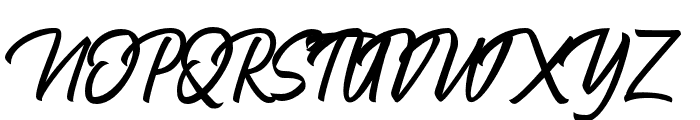The Athletico - Script Font UPPERCASE