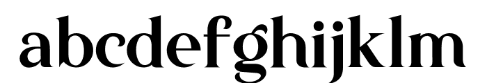 The Atlantic Style Font LOWERCASE