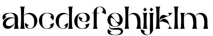 The Bafger Font LOWERCASE