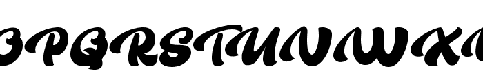 The Bambank Script Font UPPERCASE