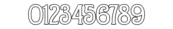 The Barstain Outline Font OTHER CHARS