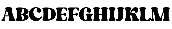 The Beatrix Regular Font UPPERCASE
