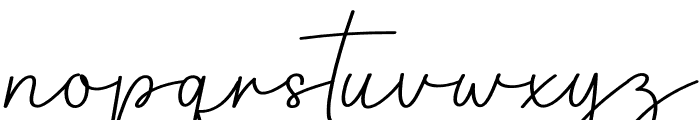 The Beauty Signature Font LOWERCASE