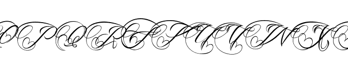 The Bellinda Font UPPERCASE