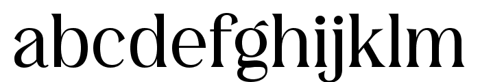 The Belonid Regular Font LOWERCASE
