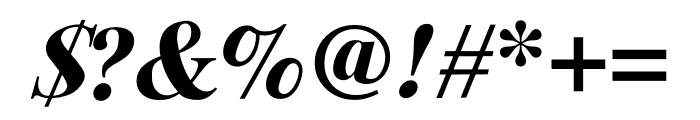 The Billion Butterfly Italic Font OTHER CHARS