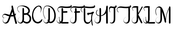 The Biyoungky Font UPPERCASE