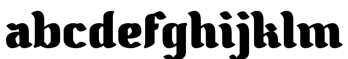 The Black Knight Font LOWERCASE