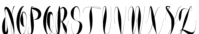 The Black Mamba Bold Italic Font UPPERCASE